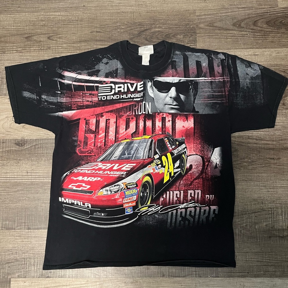 NASCAR Chase Authentics Shirt Jeff Gordon Sz XL 2011 Drive To End Hinger AARP